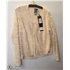Image 1 : CARDIGAN - EYELASH KNIT W/HOLES SIZE 12