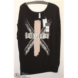 BLACK "FABULEUX" TSHIRT SIZE 16