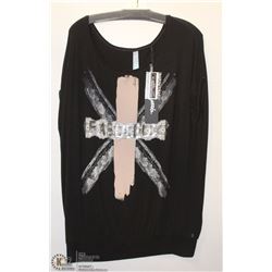 BLACK "FABULEUX" TSHIRT SIZE 14