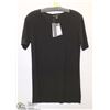 Image 1 : BLACK SHORT SLEEVE SWEATER SIZE MED