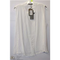 SLEEVELESS BLOUSE CREAM COLOR SIZE 10
