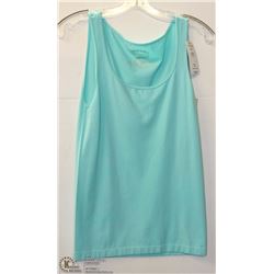 AQUA SATEEN TANK TOP SIZE SMALL