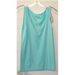 AQUA SATEEN TANK TOP SIZE XL