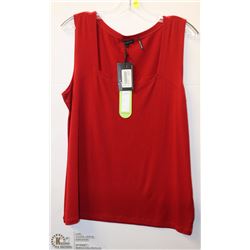 RED SQUARE NECK TANK SIZE XL