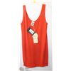 Image 1 : ORANGE BAMBOO DOUBLE SCOOP NECK TANK ONE SIZE