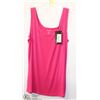 Image 1 : PINK BASIC WIDE STRAP TANK  SIZE MED
