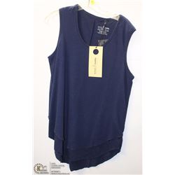 WAFFLE DESIGN WIDE STRAP TANK SIZE MED