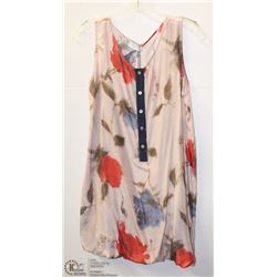 TANK TOP WITH DENIM DETAILS SIZE LARGE