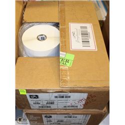 2 BOXES OF CLOTHING LABELS - 12 ROLLS PER BOX