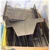 Image 1 : BOX OF ASSORTED OFFICE TRAYS & FILES