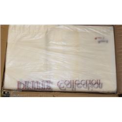 BOX OF 350 COUNT LARGE LABELED SHOPPING BAGS