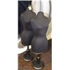 Image 1 : LOT OF 2 SHELF SIZE MANNEQUINS 20" TALL
