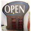 Image 1 : NEON OPEN SIGN WITH BUSINESS HOURS