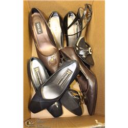 BOX OF ASSORTED LADIES SHOES