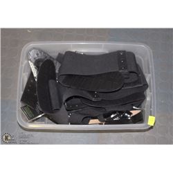 BIN OF ASSORTED LADIES BELTS