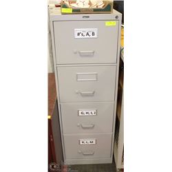 4 DRAWER LEGAL FILE CABINET