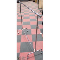 COLLAPSIBLE METAL ROLLING CLOTHING RACK