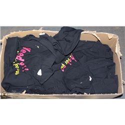 BOX OF LONG SLEEVE T-SHIRTS SIZE MED & LARGE