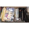 Image 1 : 2 BOXES OF ASSORTED OFFICE SUPPLIED & ORGANIZERS