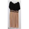 Image 1 : BLACK AND BROWN DRESS SIZE 3XL