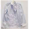 Image 1 : BLUE AND WHITE SHIRT SIZE LARGE
