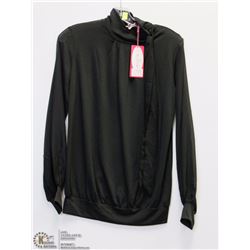 SHEER BLACK SHIRT SIZE LARGE