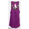 Image 1 : PURPLE DRESS SIZE 2XL