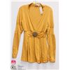 Image 1 : GOLD/BROWN DRESS SIZE LARGE