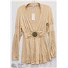 Image 1 : TAN DRESS SIZE LARGE
