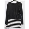 Image 1 : BLACK AND WHITE DRESS SIZE XL
