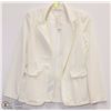 Image 1 : WOMENS WHITE BLAZER SIZE XL
