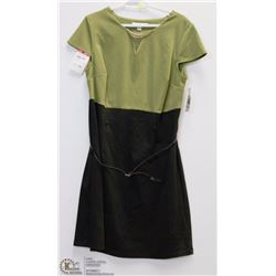 GREEN AND BLACK DRESS SIZE 16