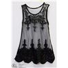 Image 1 : SHEER BLACK SHIRT SIZE UNKNOWN