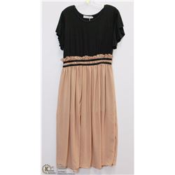 BLACK AND BROWN DRESS SIZE XXL