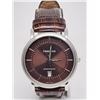 Image 1 : PERRY ELLIS BROWN LEATHER BROWN DIAL JAPANESE