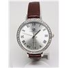 Image 1 : ADRIENNE VITTADINI BROWN LEATHER SILVER DIAL