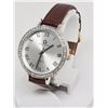 Image 2 : ADRIENNE VITTADINI BROWN LEATHER SILVER DIAL
