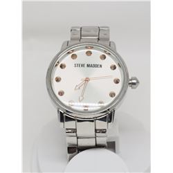 AUTHENTIC STEVE MADDEN NYC  SILVER DIAL