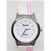 Image 1 : ROOTS TUFF WHITE DIAL WHITE & PINK RUBBER