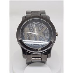 MICHAEL KORS BLACK DIAL  CRYSTAL PAVE BLACK