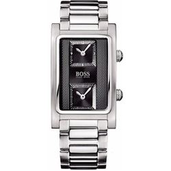 HUGO BOSS BLACK DIAL DUAL TIMER QUARTZ