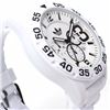 Image 3 : ADIDAS MEN'S WHITE DIAL WHITE RUBBER STRAP