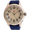 Image 1 : U.S. POLO ASSN.  BLUE RUBBER STRAP WHITE DIAL