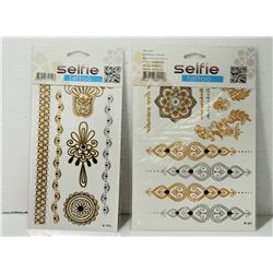 #3-SELFIE TATTOO WITH ASSORTED DESIGNS