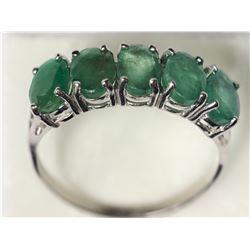 #14-10KT YELLOW  GOLD EMERALD (2.50CT) RING