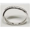 Image 3 : #36-10KT WHITE GOLD DIAMOND BAND RING
