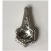 Image 2 : #37-STERLING SILVER DIAMOND  FLOWER PENDANT