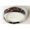 Image 2 : #38-STERLING SILVER OPLAITE RING