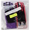 Image 1 : 2 PACK OF WOMENS SPANDEX TEXTING GLOVES SM/MED