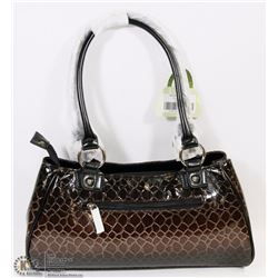 NEW BLACK/BROWN HANDBAG